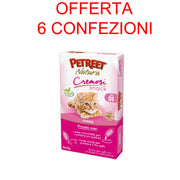 OFFERTA 6 SNACK NATURA CREMOSI TONNO 6X14GR GATTO ADULTO