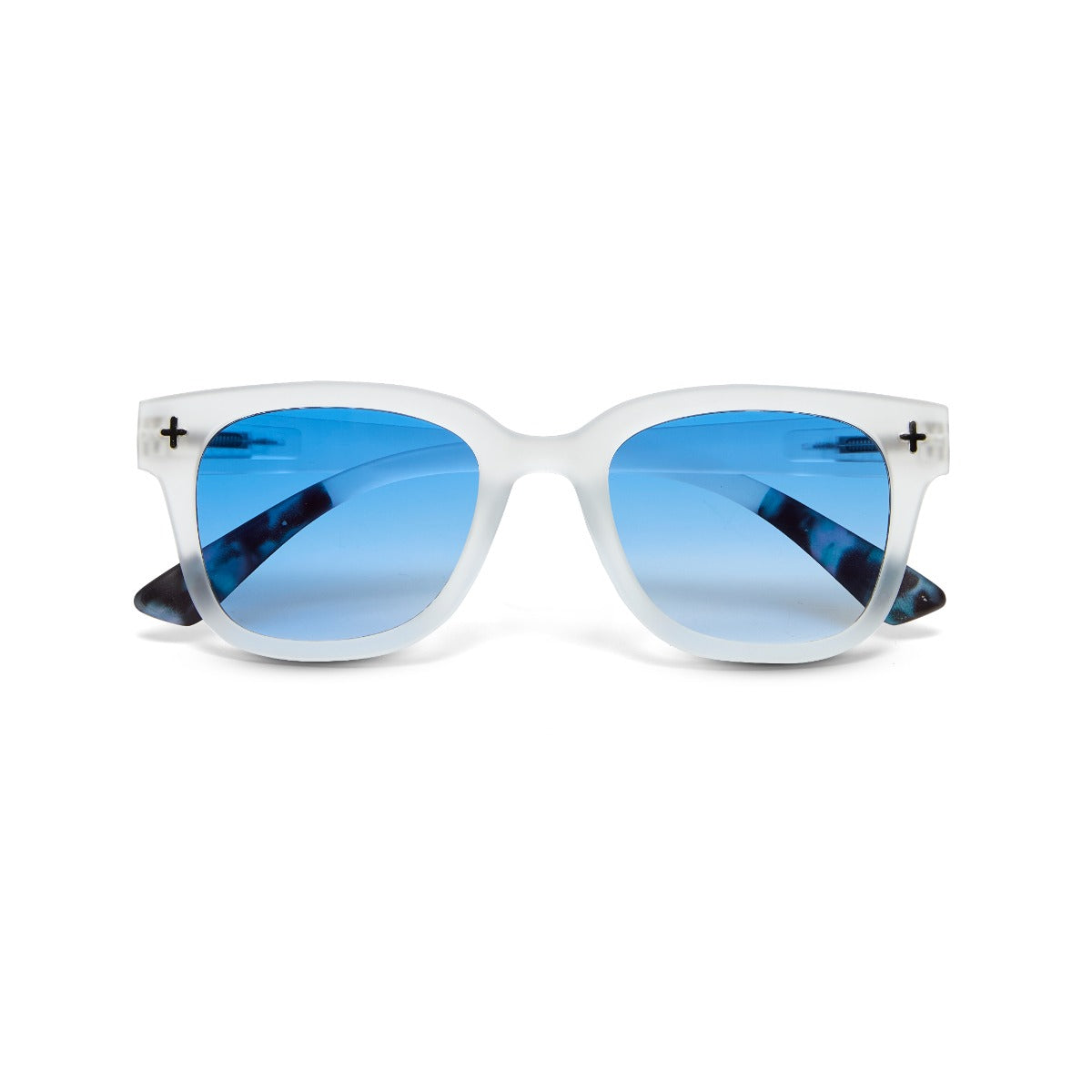 OCCHIALE DA SOLE BIG FRAME DARK BLUE OKKIA