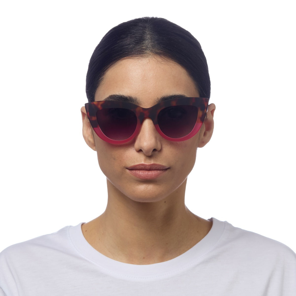 OCCHIALE DA SOLE CLAUDIA BIG CAT EYE HAVANA PINK