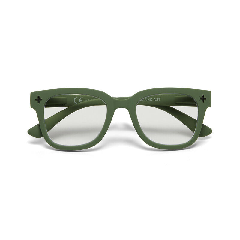 Occhiali da Lettura GIOVANNI Diottria 2.00 Verde OKKIA