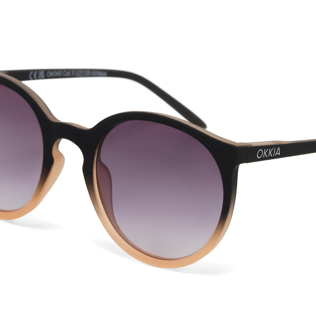 OCCHIALE DA SOLE MODELLO BERLINO BLACK PINK GRADIENT OKKIA