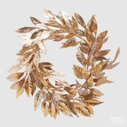 CORONA DI LAURO ORO GLITTER D.50CM