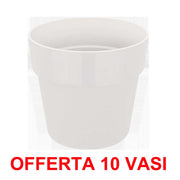OFFERTA 10 VASO B.FOR ORIGINAL ROUND 14CM BIANCO