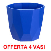 OFFERTA 4 VASO B.FOR ROCK 14CM ROYAL BLUE
