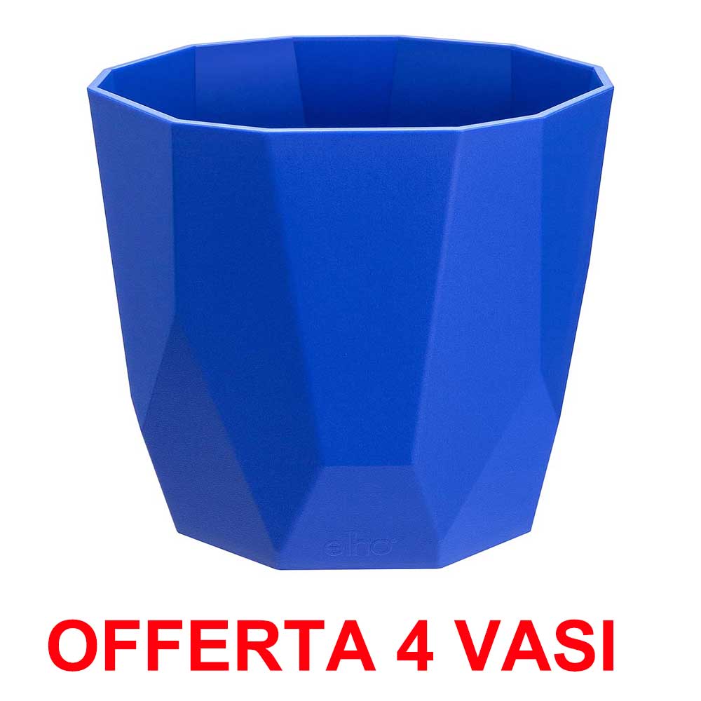 OFFERTA 4 VASO B.FOR ROCK 14CM ROYAL BLUE
