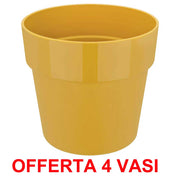 OFFERTA 4 VASO B.FOR ORIGINAL ROUND MINI 13CM OCHRE