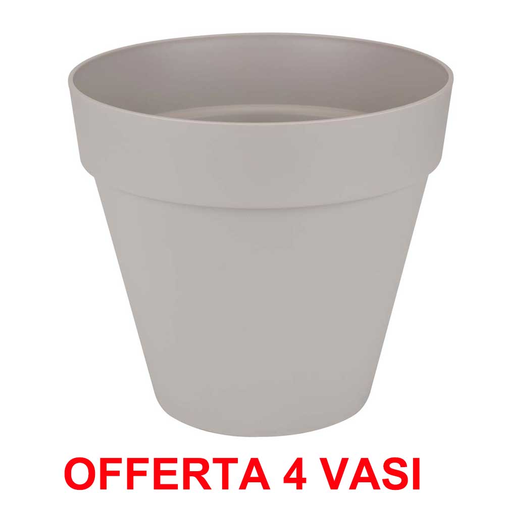 OFFERTA 4 VASO LOFT URBAN ROUND 20 WARM GREY