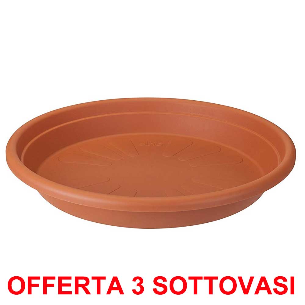 OFFERTA 3 SOTTOVASO UNIVERSAL SAUCER ROUND 48CM TERRA