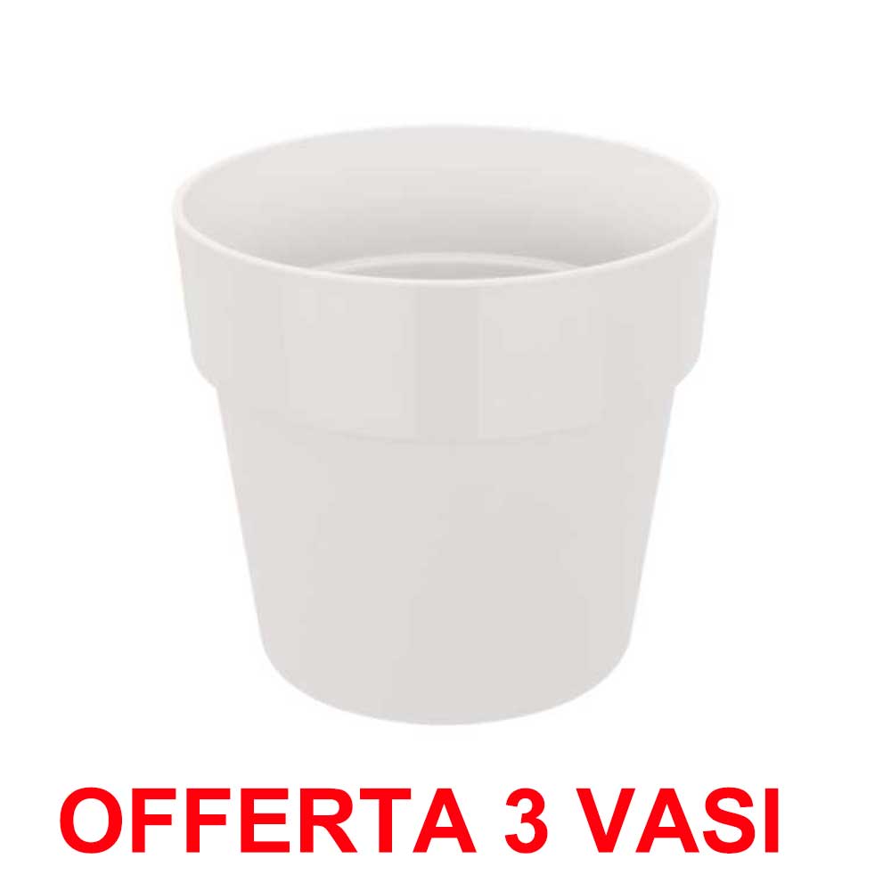 OFFERTA 3 VASO B.FOR ORIGINAL ROUND MINI 11CM WHITE