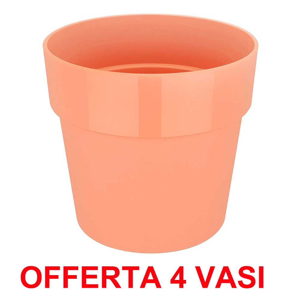 OFFERTA 4 VASO B.FOR ORIGINAL ROUND MINI 7CM PEACH