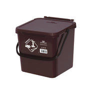 CASSONETTO PER RACCOLTA DIFFERENZIATA MARRONE 7LT