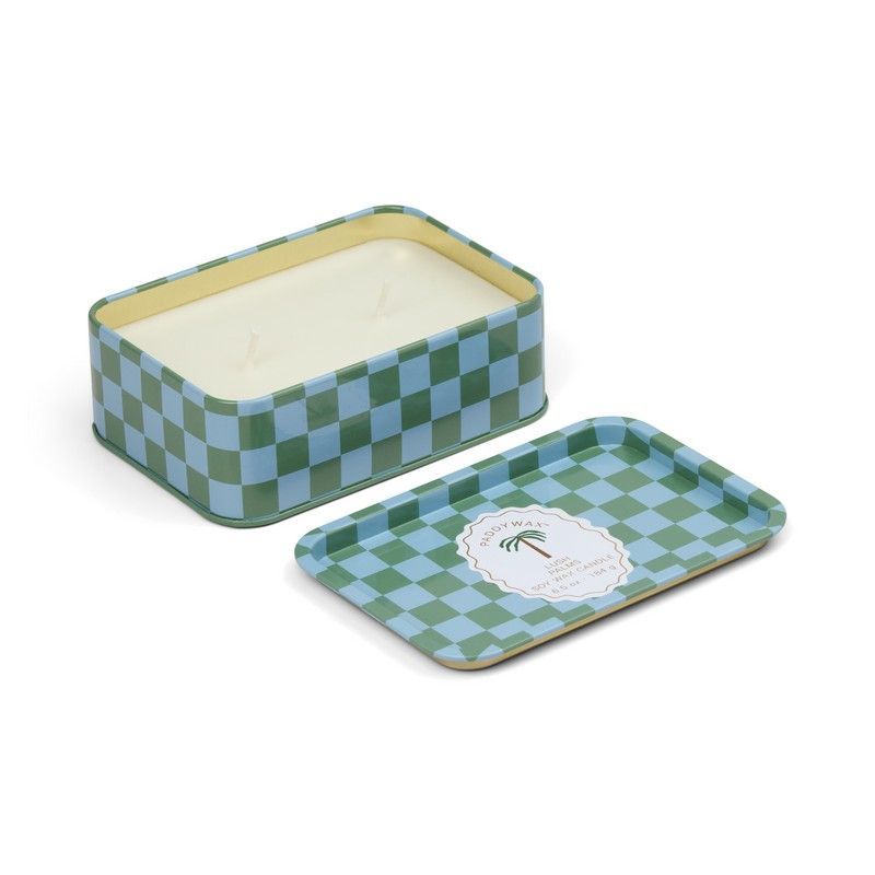 Paddywax Candela in Latta Stampata "A Dopo" - Lush Palms (184g)