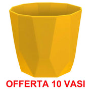 OFFERTA 10 VASO B.FOR ROCK 18CM OCHRE
