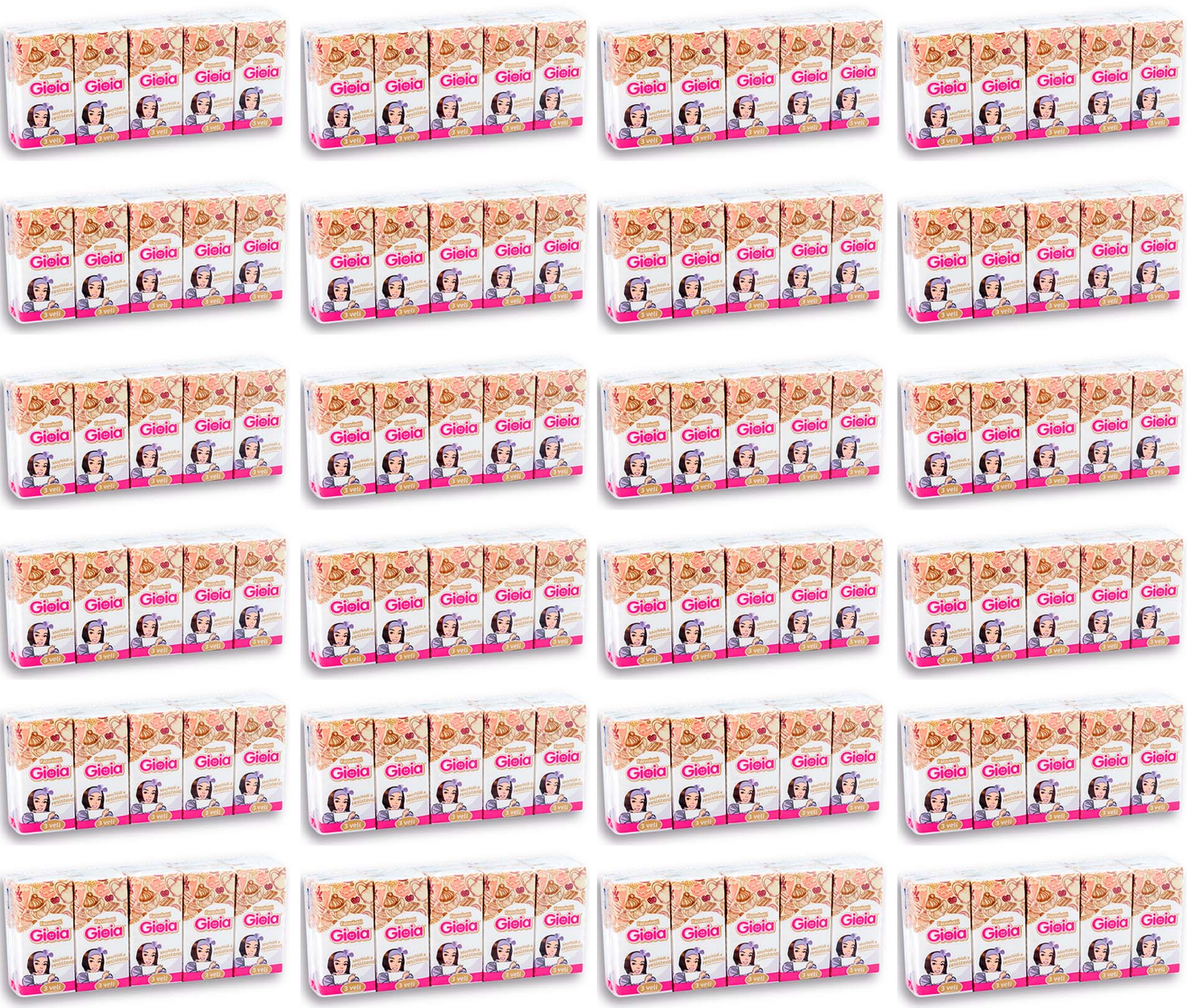 OFFERTA 24 CONFEZIONI DA 10 FAZZOLETTI CAD GIOA