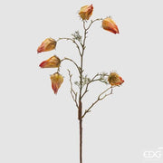 EDG Ramo Alchechengi artificiale H70 cm Arancio-Giallo