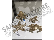 DECORAZIONE MARINA IN RESINA 18X14X6CM ORO (manca foto)