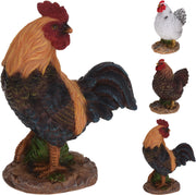 OFFERTA 2 PZ DECORAZIONE GALLINA 10CM MODELLO ASSORTITO