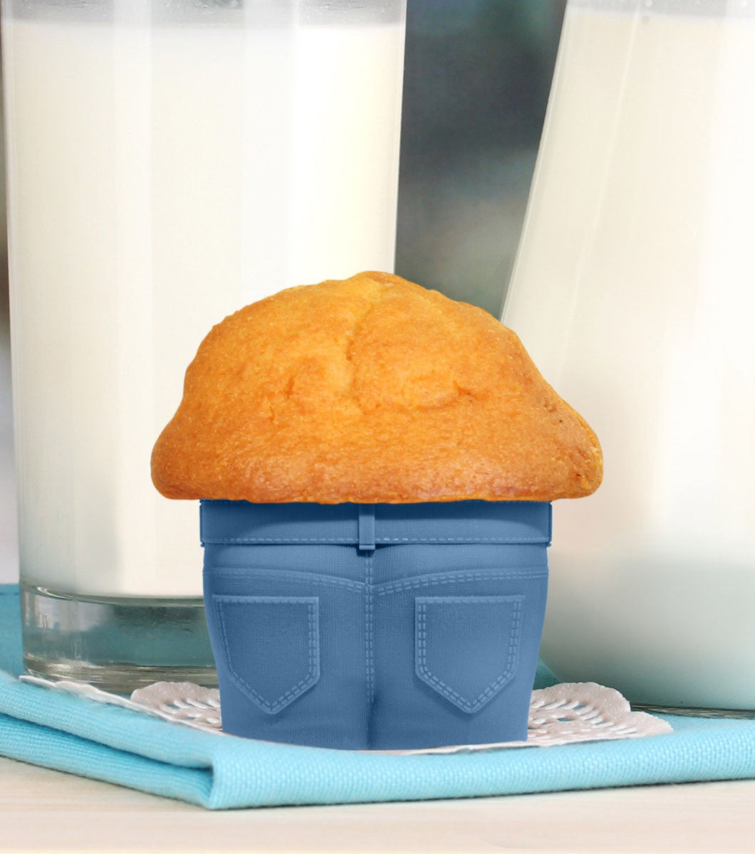SET 2 STAMPO PER MUFFIN JEANS 7.5X6X4.5 CM