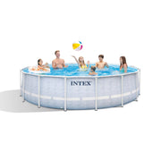 Intex Rundpool Prism Frame Chevron 488 cm x 488 cm x 122 cm