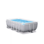 Intex Prisma Frame Rechteckpool 300 cm x 175 cm x 80 cm Grau