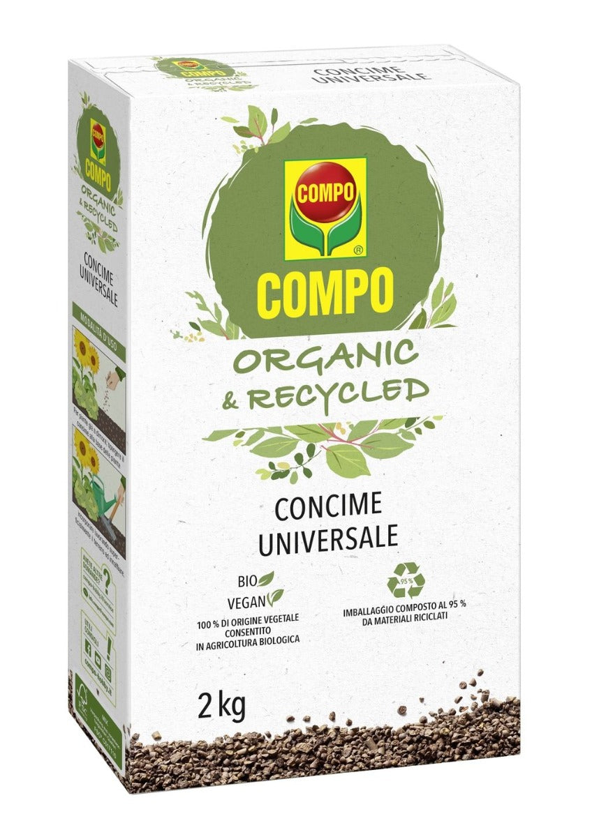 CONCIME ORGANIC&RECYCLED UNIVERSALE 2 KG COMPO