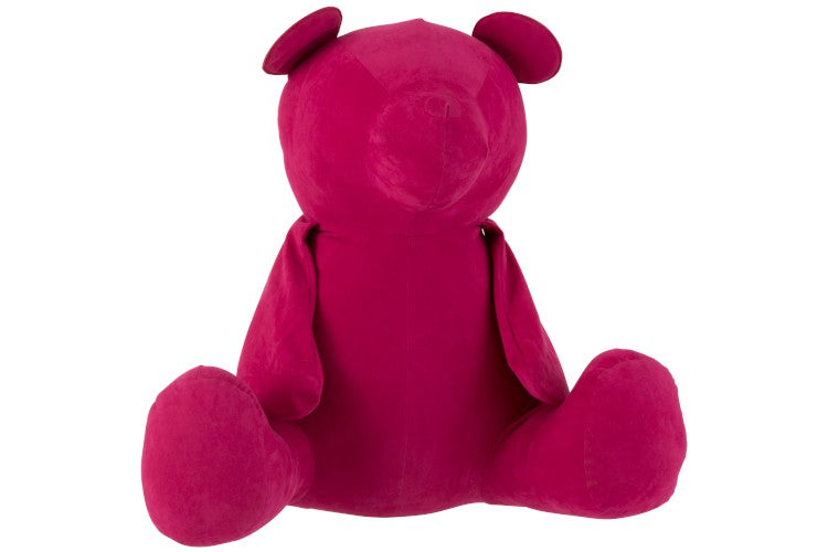 ORSO DECORATIVO OPACO VELLUTO ROSA L (50X41X55CM)