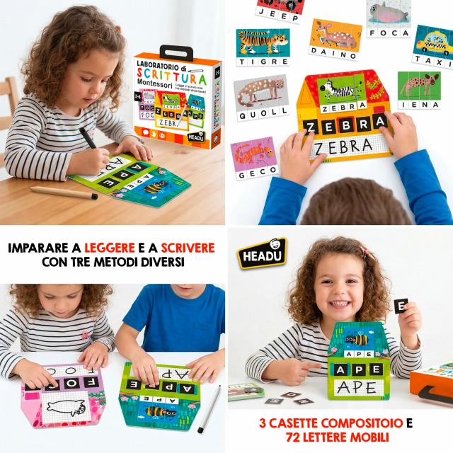 Montessori-Schreibwerkstatt 3-6 Jahre HEADU