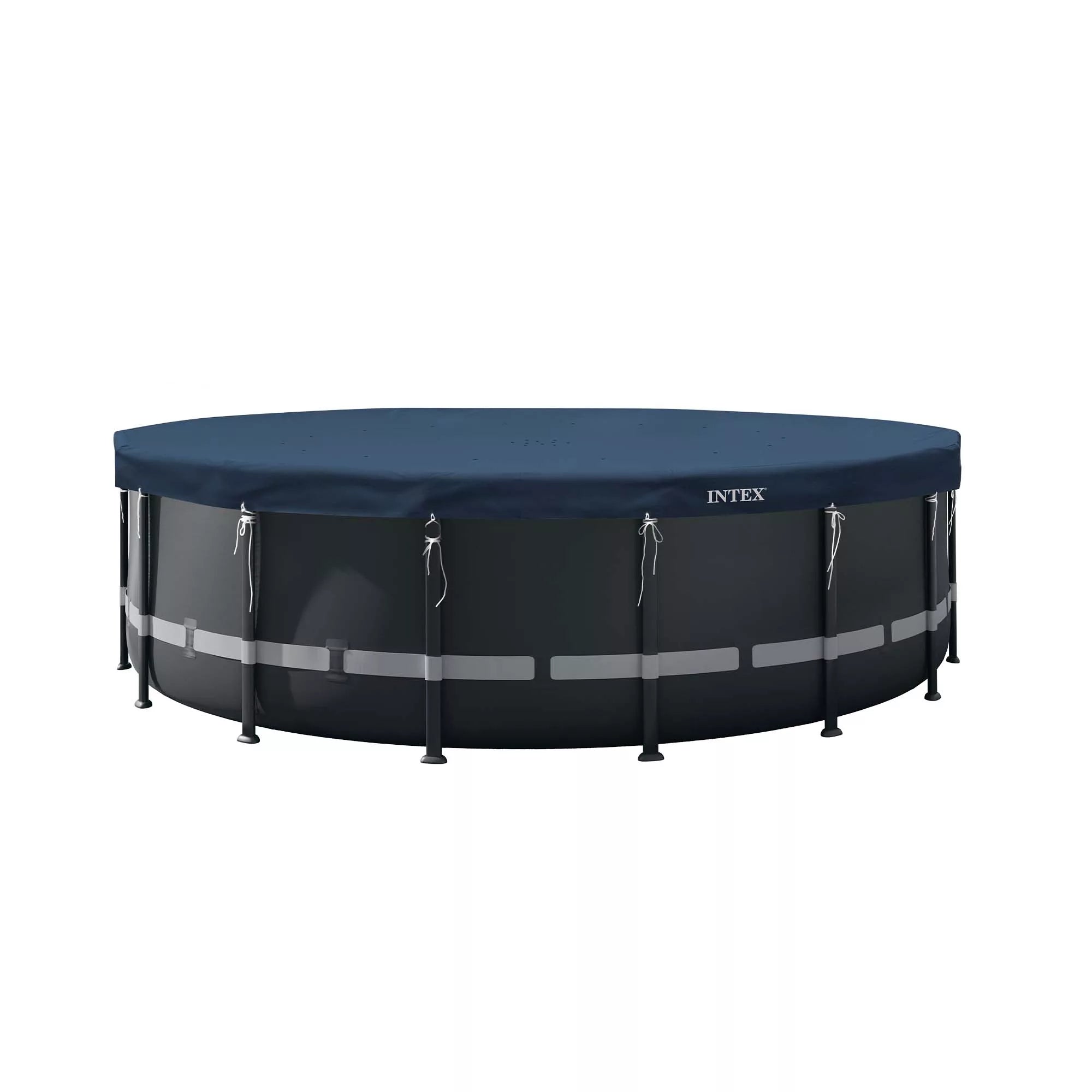 Intex Rundpoolabdeckung D488 cm Blau