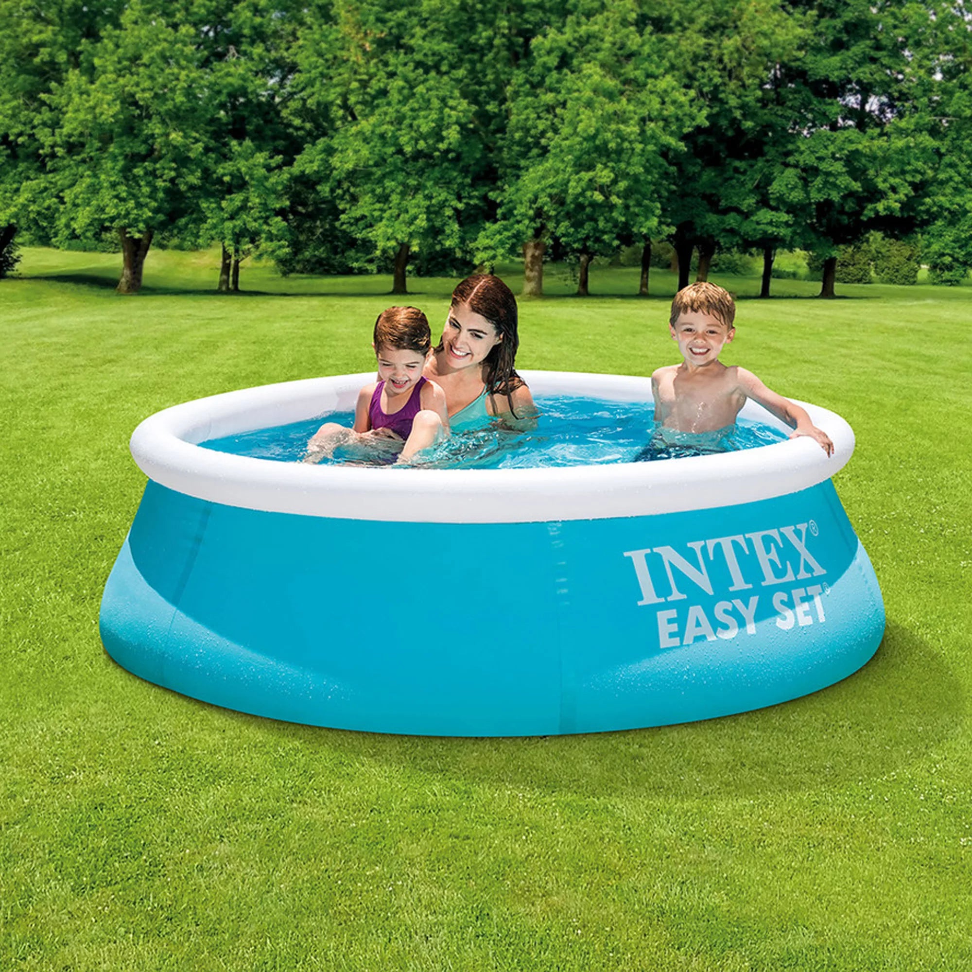 Piscina My First Easy 183cm x 183cm x 51cm Celeste Intex