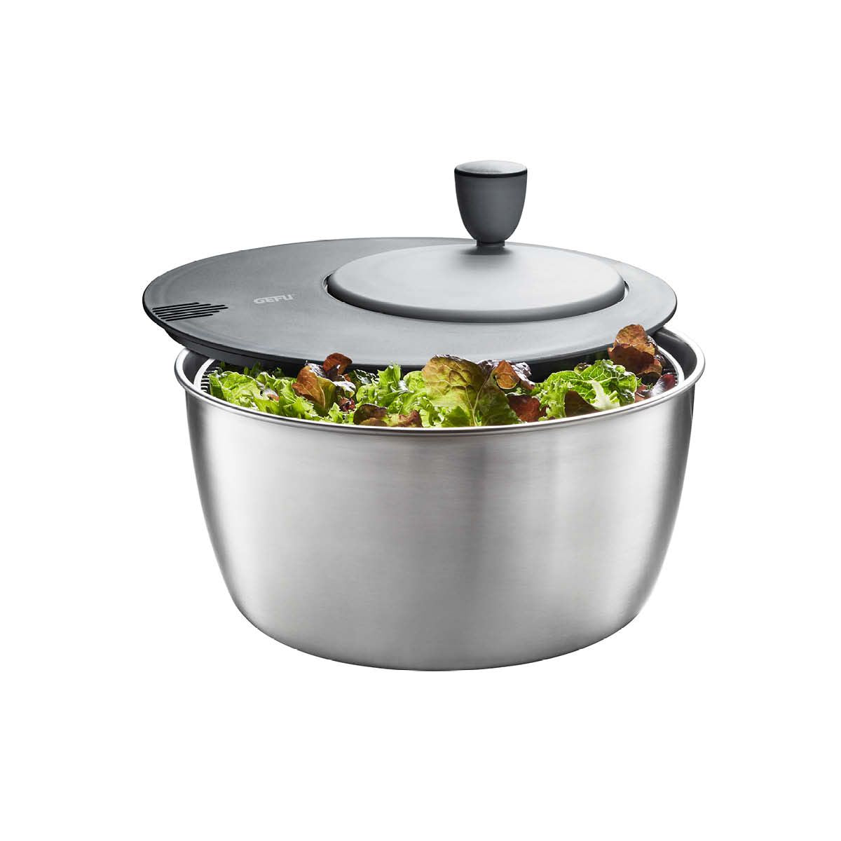 Centrifuga per Insalata ROTARE Acciaio Inox 4 L D25cm Gefu