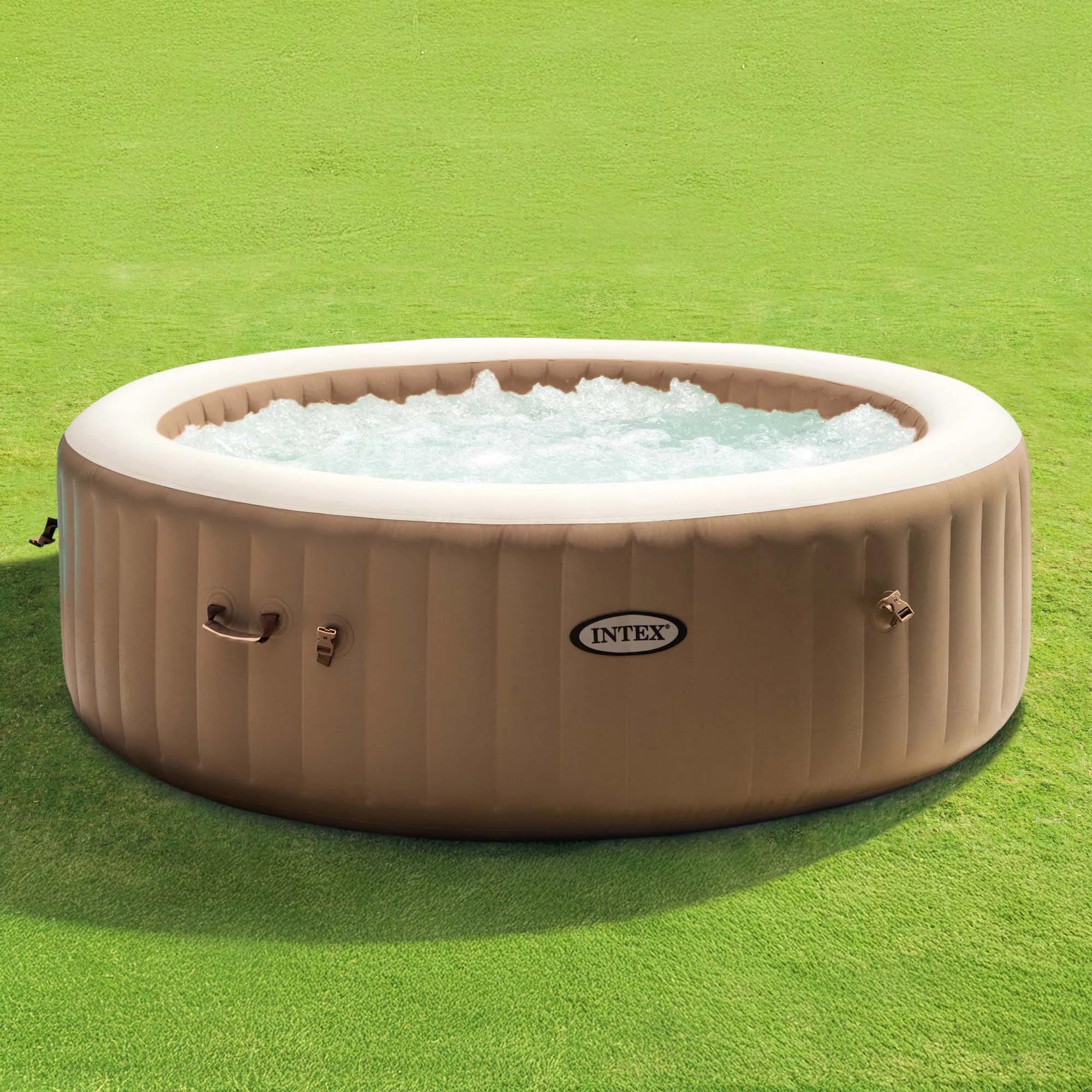 Intex Spa Idromassaggio PureSpa Bubble Massage 8 Posti Beige