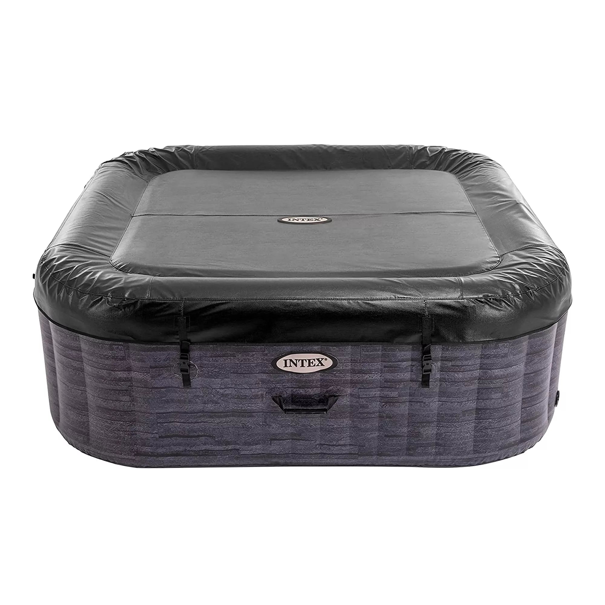 Intex Spa Whirlpool Greystone Deluxe - 196x196x71cm Grau