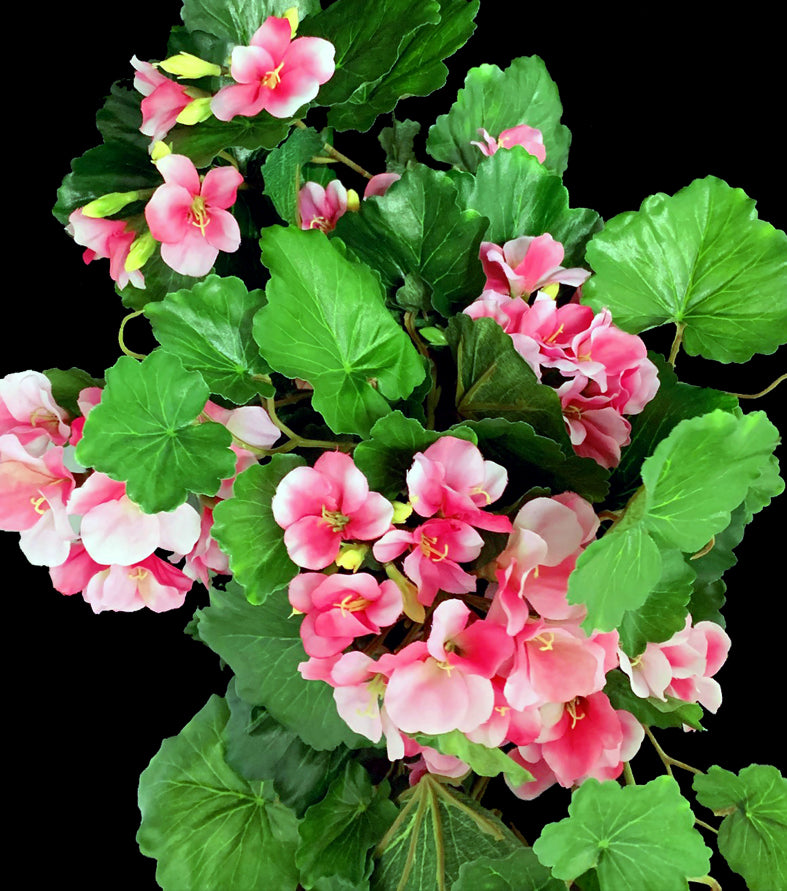 3 MAZZI ARTIFICIALI GERANI PER COMPOSIZIONI ASSORTITI 35CM