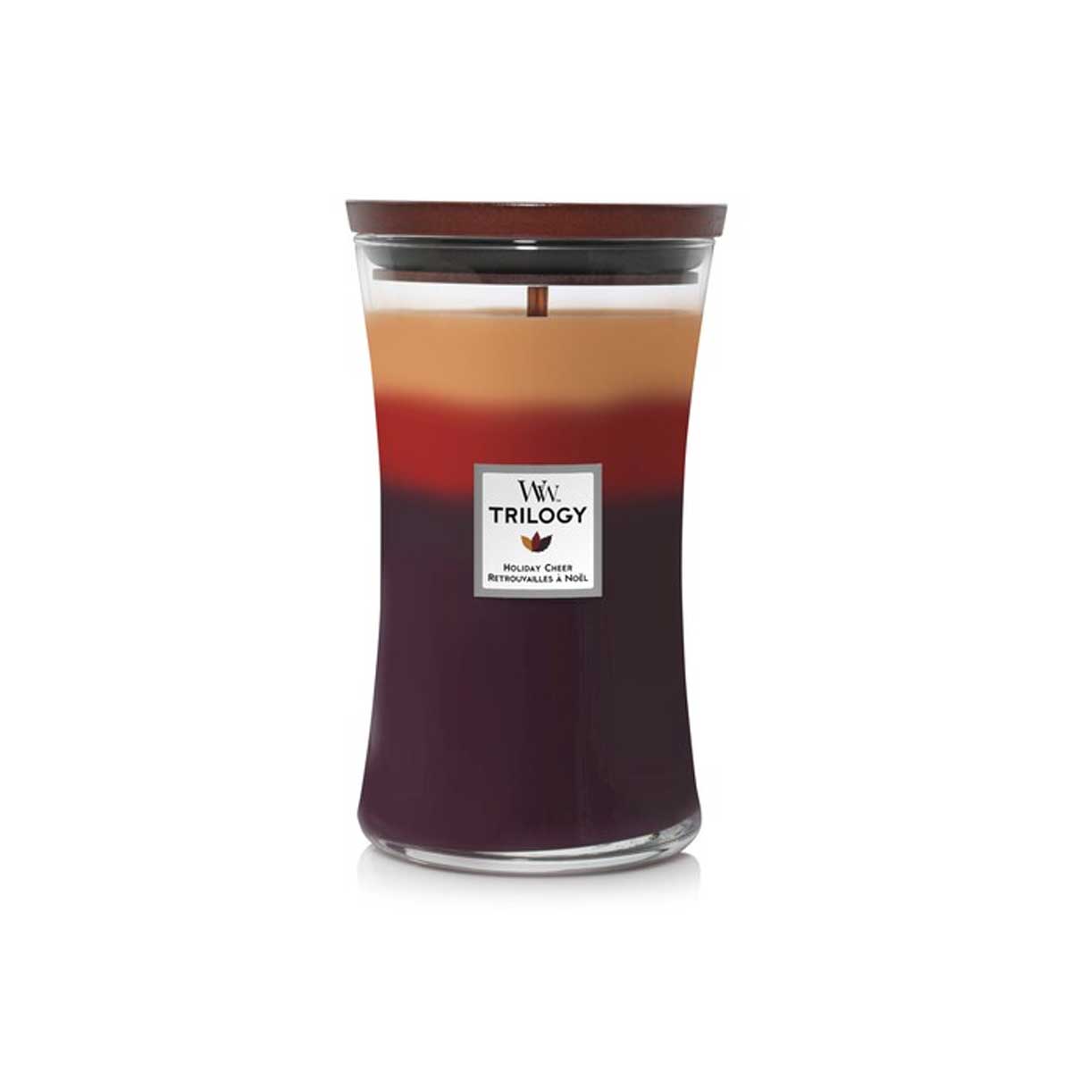 CANDELA CLESSIDRA GRANDE TRILOGY LARGE JAR HOLIDAY CHEER
