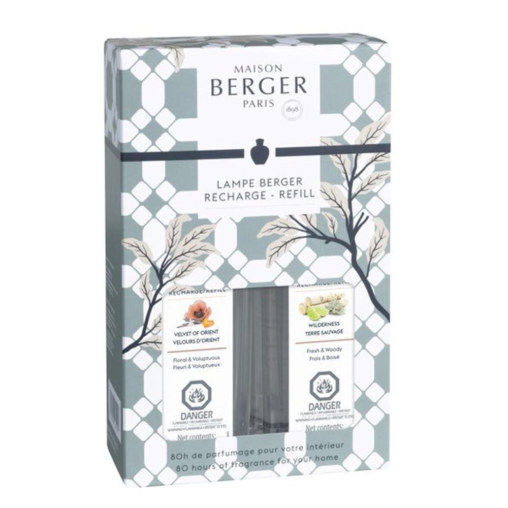 RICARICA PER LAMPADA CATALITICA DUOPACK ADAGIO VELOURS D'ORIENT+TERRE SAUVAGE 250ML