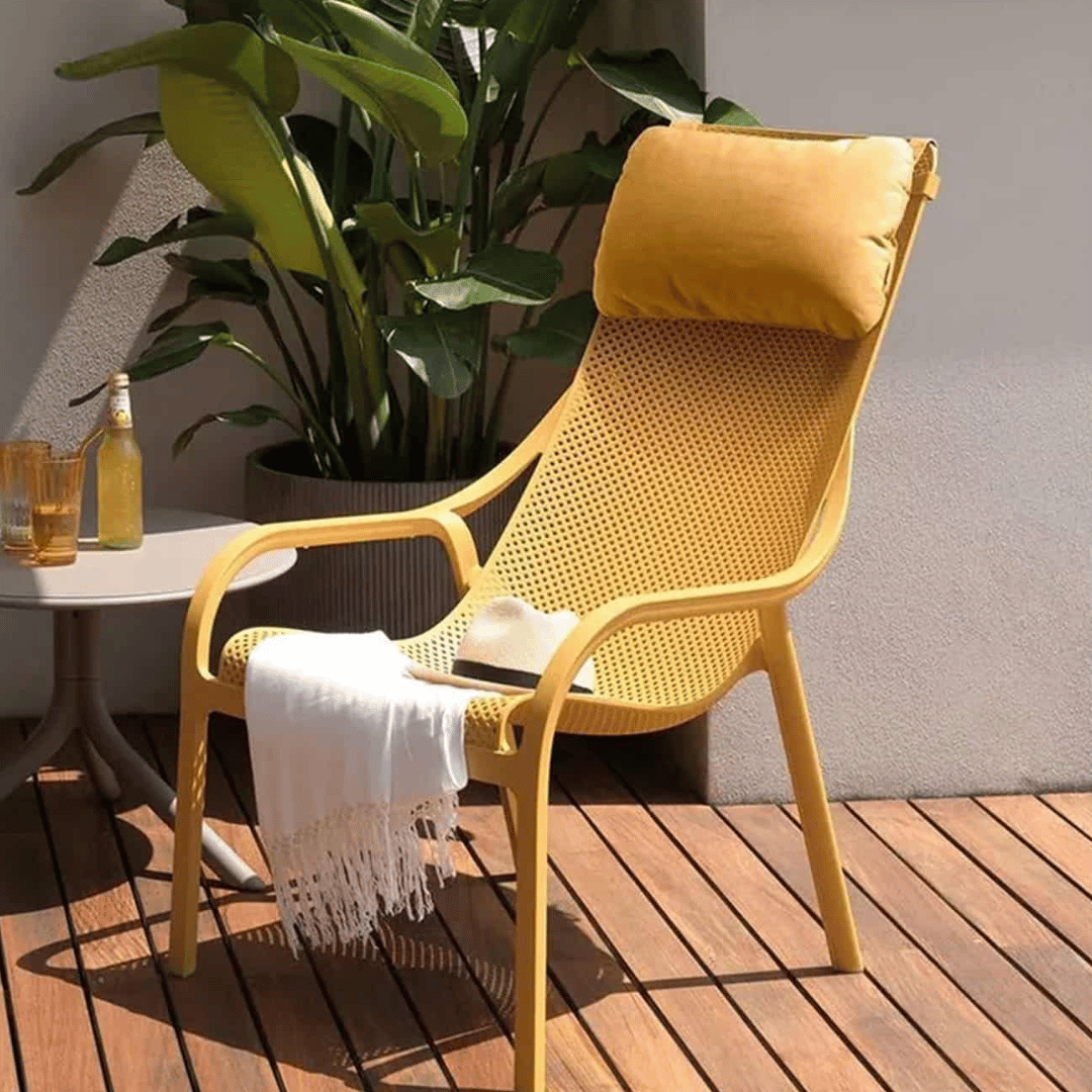 POLTRONA NET LOUNGE SENAPE