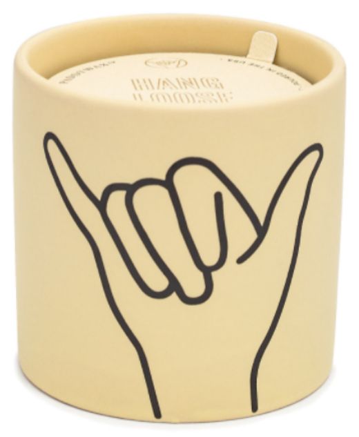 PADDYWAX Candela in Vetro Impressions "Hang Loose" Fragranza Rosa Oceanica e Alloro 163gr