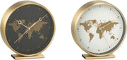 Orologio Carta Geografica 15x4.3x15.6 cm Nero/Oro Modello Assortito