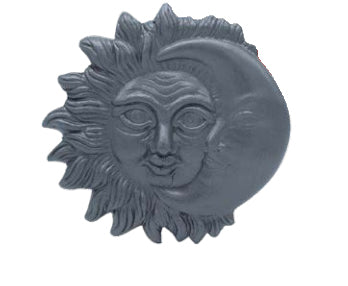 DECORAZIONE ECLISSI CM.25 ANTRACITE IN TERRACOTTA