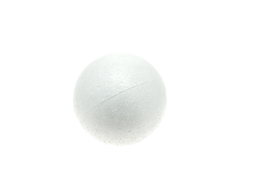 SFERA NATALIZIA 15CM PER DECOUPAGE BIANCA