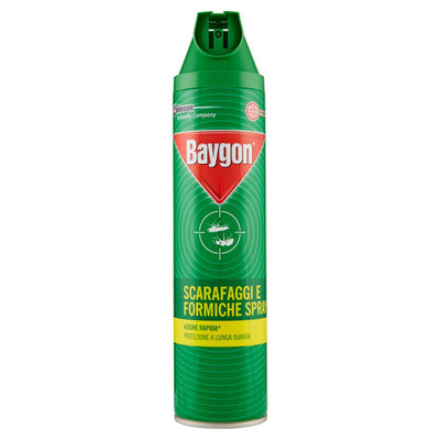 Baygon Spray insetticida scarafaggi e formiche, 400 ml