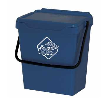 CASSONETTO PER RACCOLTA DIFFERENZIATA BLU 30LT