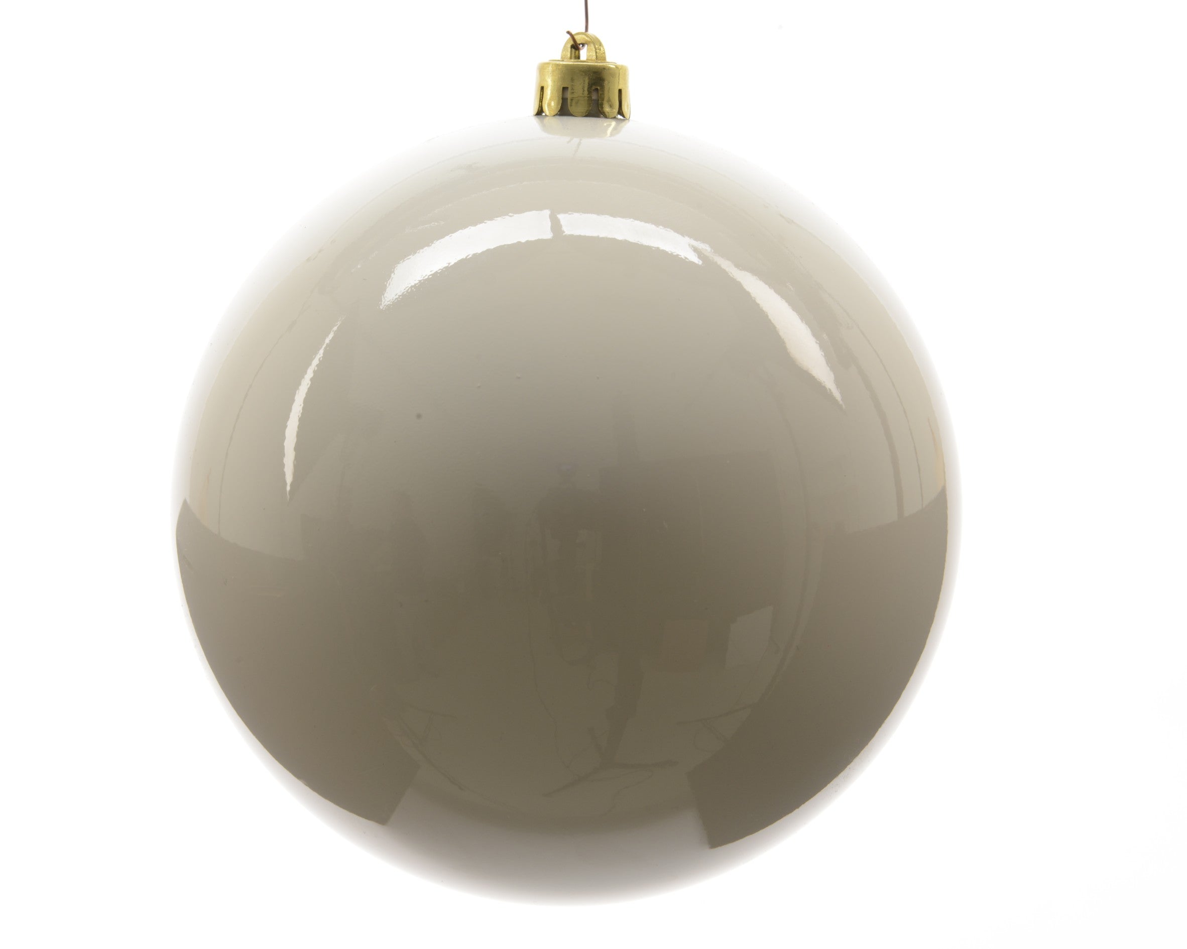 1 PALLINA DI NATALE 14 CM BIANCO LANA