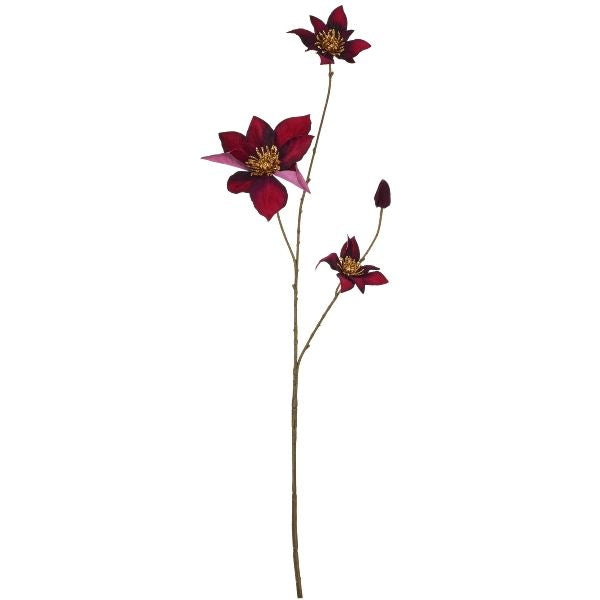 Ramo di Clematide Viola 82 cm