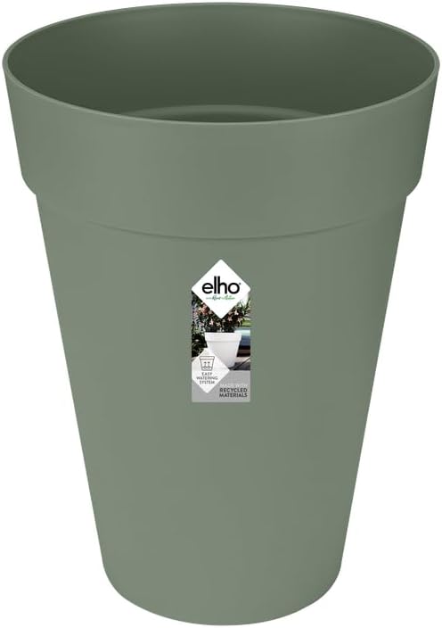 VASO LOFT URBAN ROUND HIGH 35CM PISTACHE GREEN