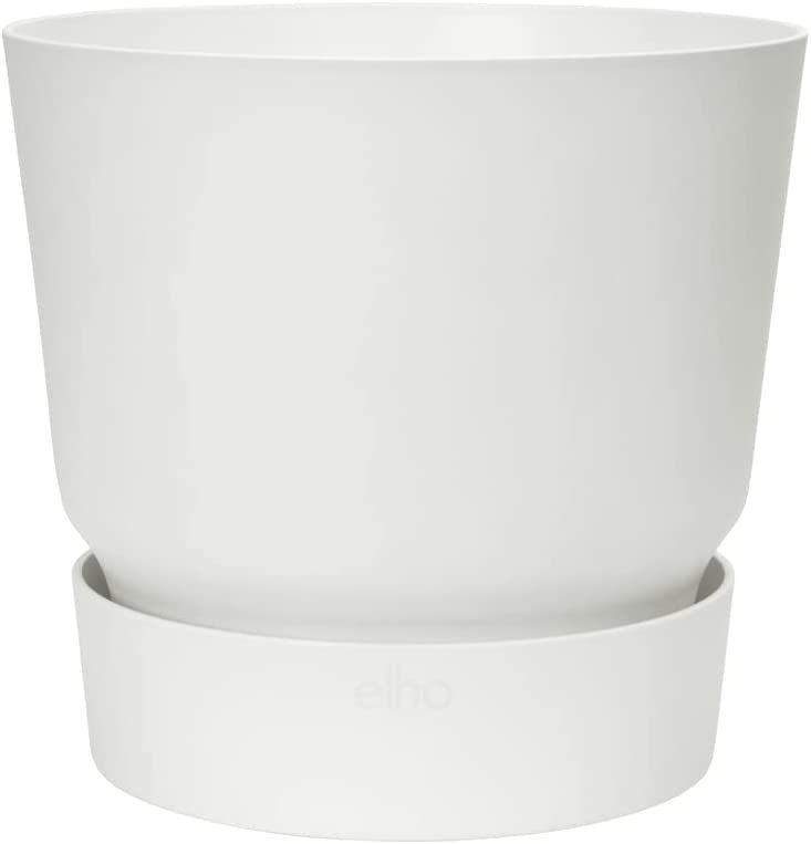 VASO GREENVILLE ROUND 18CM WHITE
