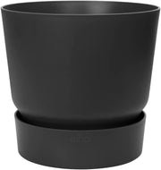 VASO GREENVILLE ROUND 14CM LIVING BLACK