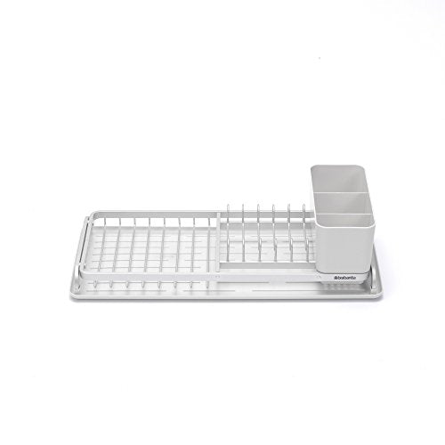 SCOLAPIATTI CON PORTA POSATE E PORTA PIATTI GRIGIO CHIARO