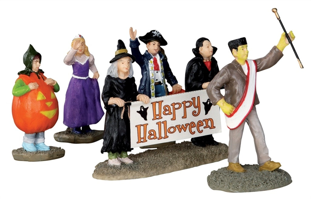 PARATA MUSICALE DI HALLOWEEN - HALLOWEEN PARADE BANNER, SET OF 5