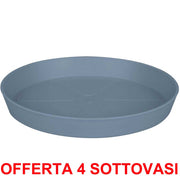 OFFERTA 4 SOTTOVASO LOFT URBAN SAUCER ROUND 28 VINTAGE BLUE